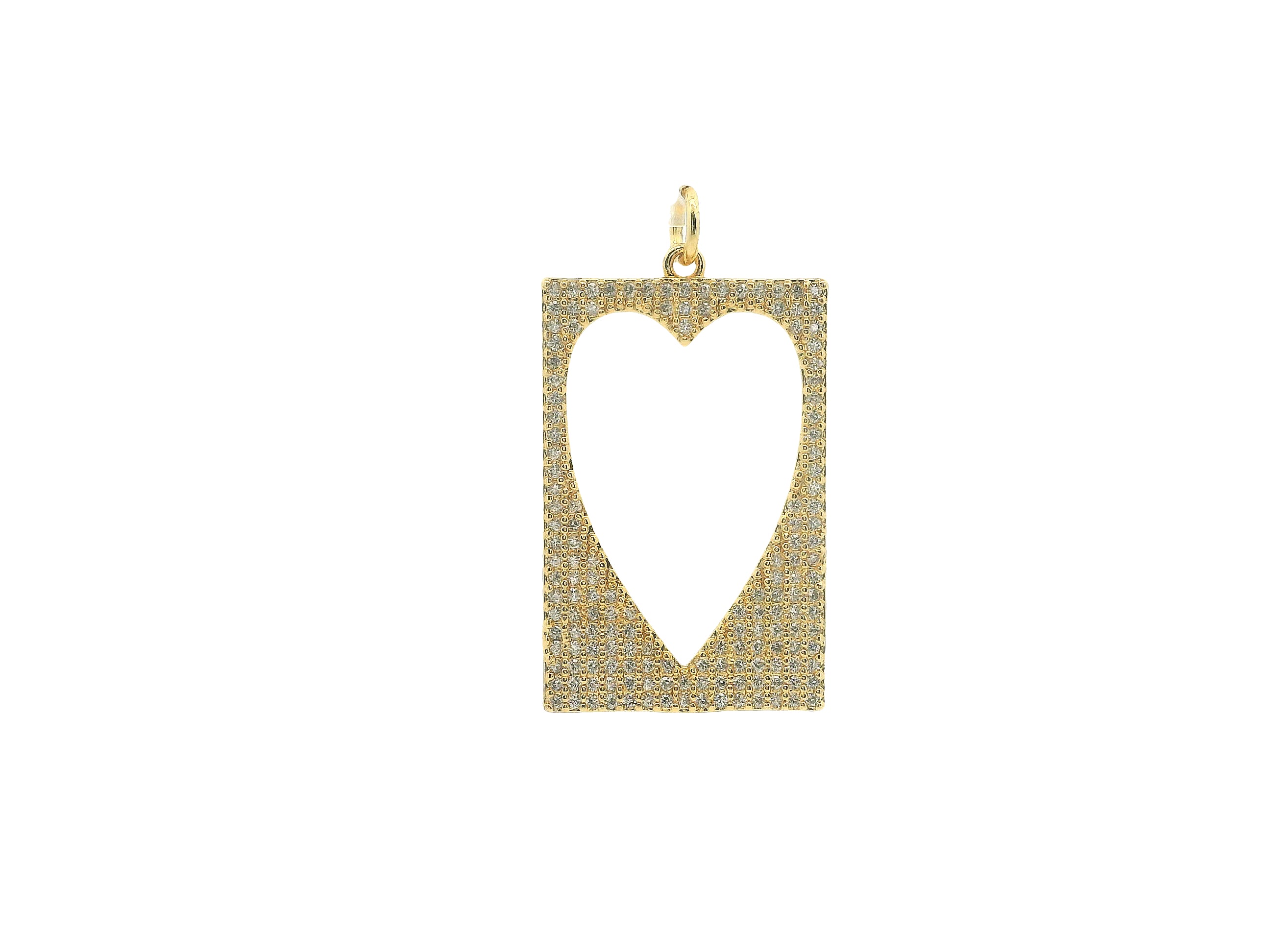Big Open Heart Charm
