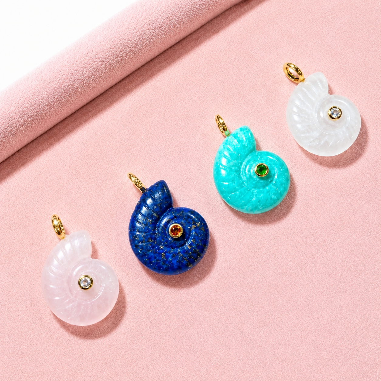 Snail Natural Fish Charm