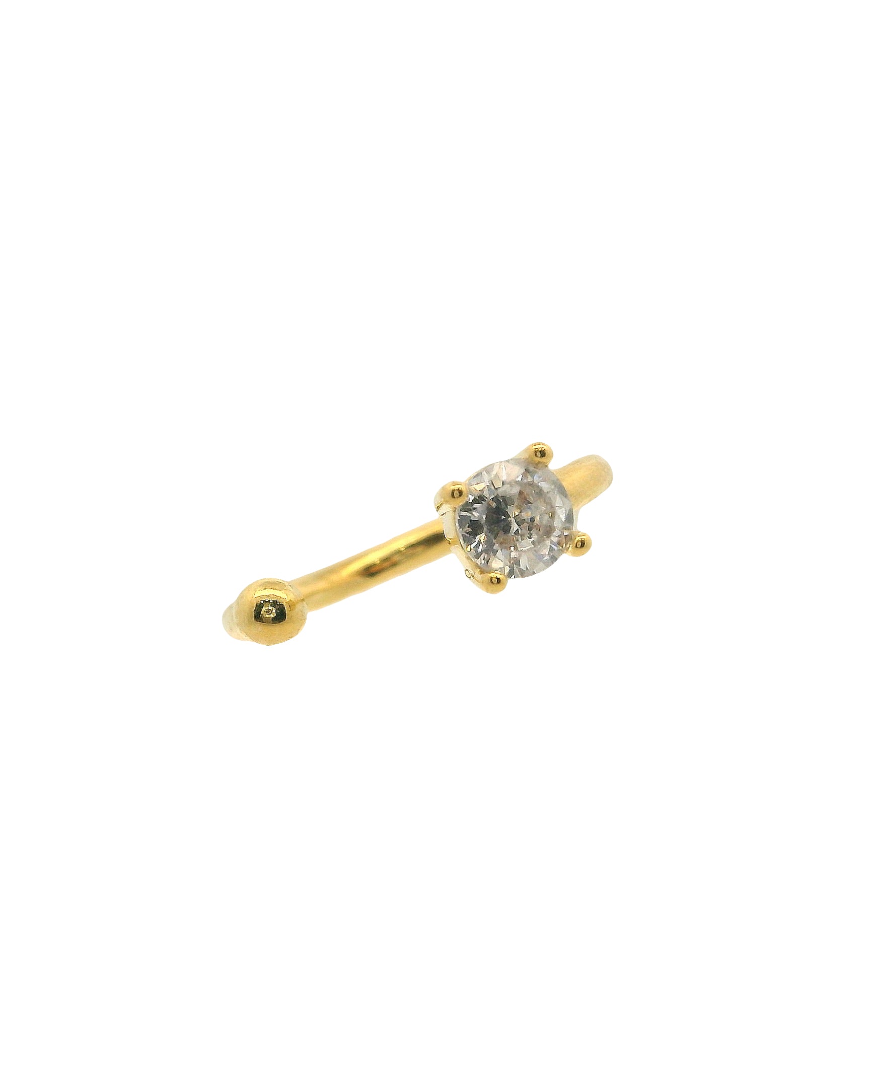 Single Diamond Earcuff