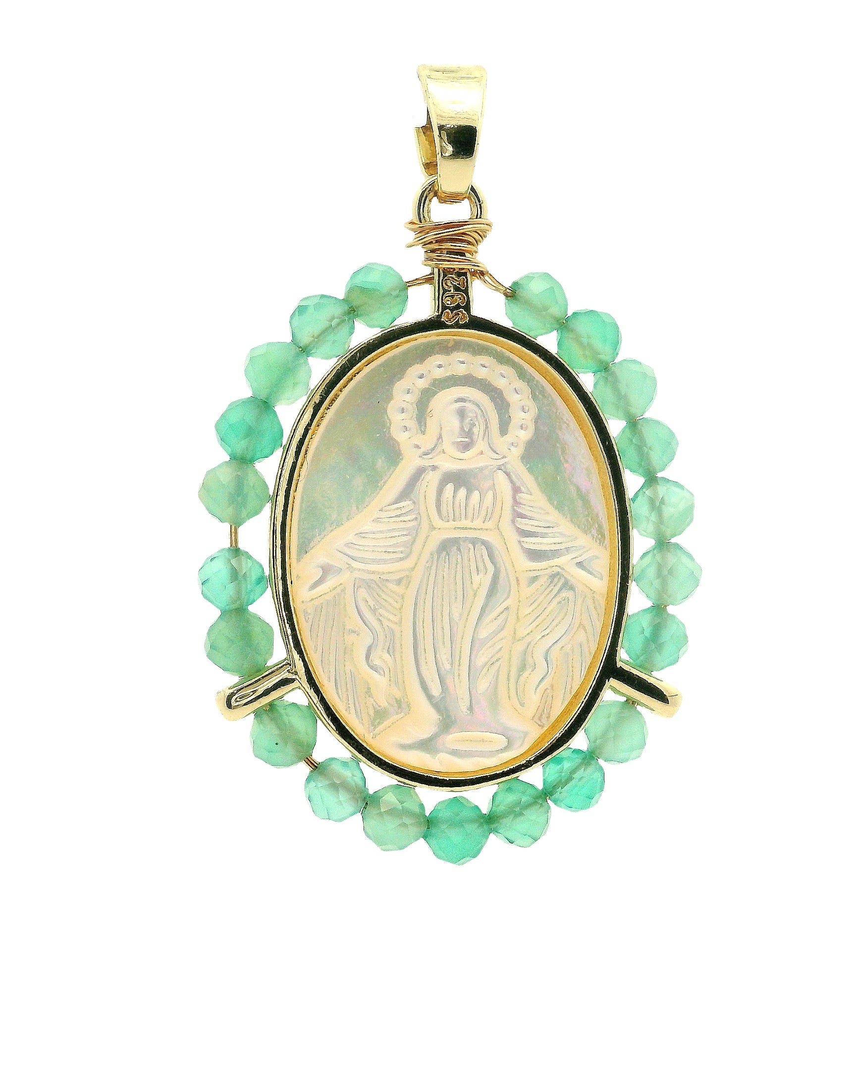 Color Frame Virgen Charms