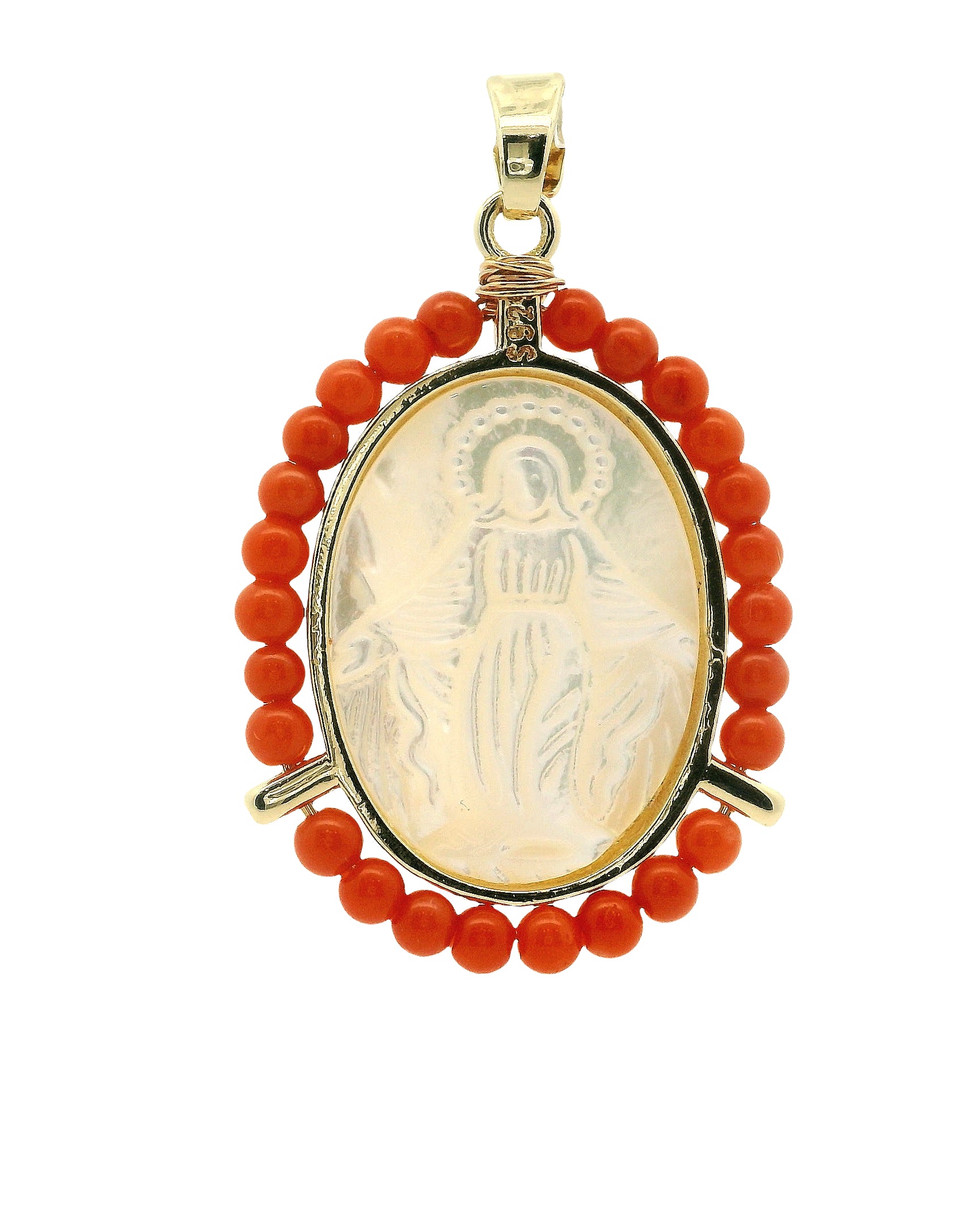 Color Frame Virgen Charms