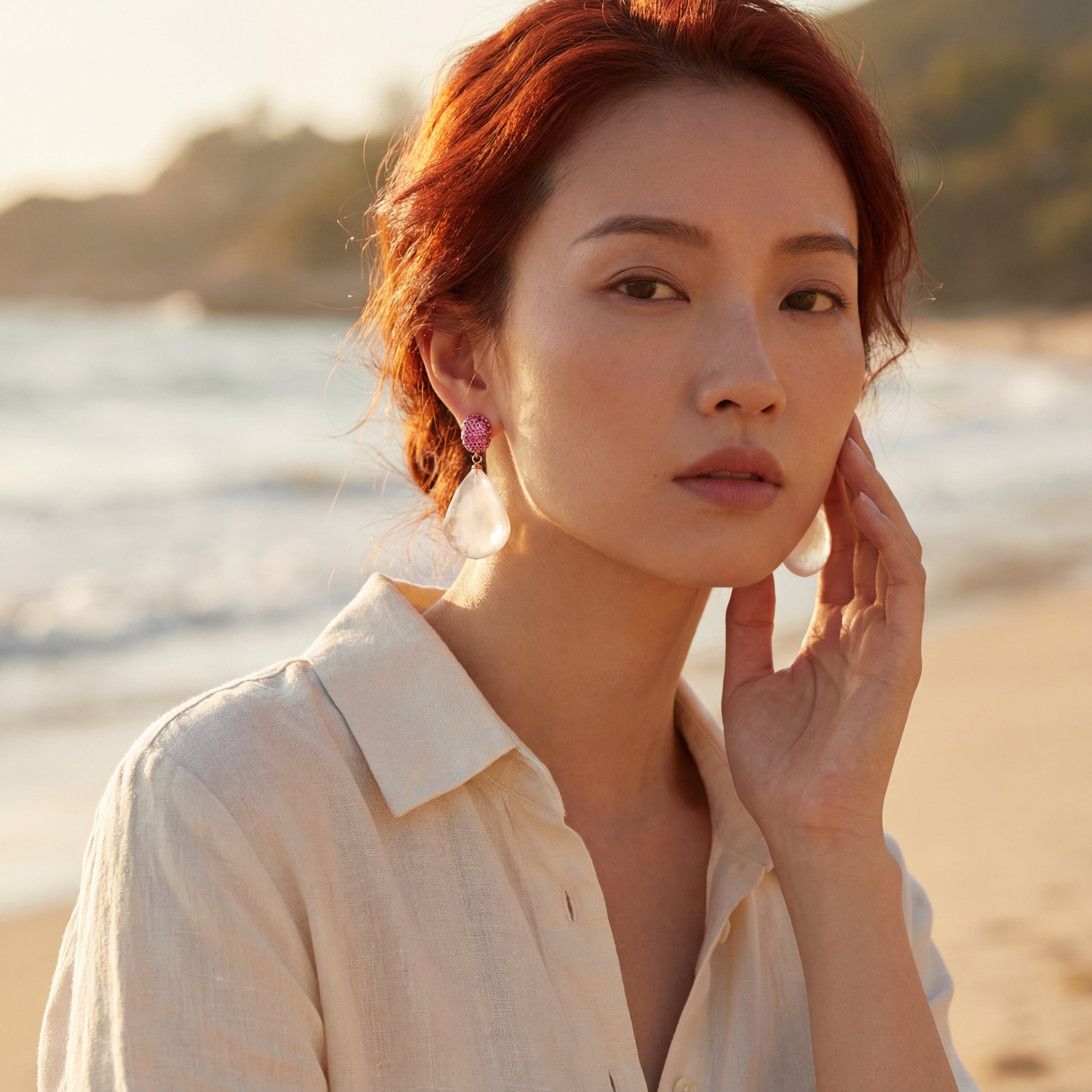 Gem Stone Luxe Earrings