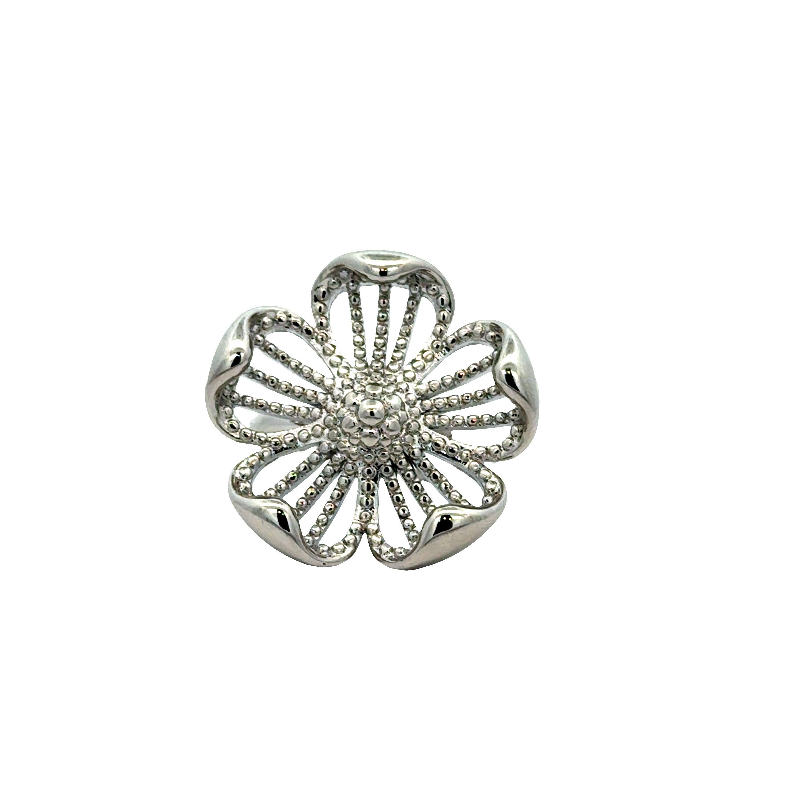 Texture Blossom Rings