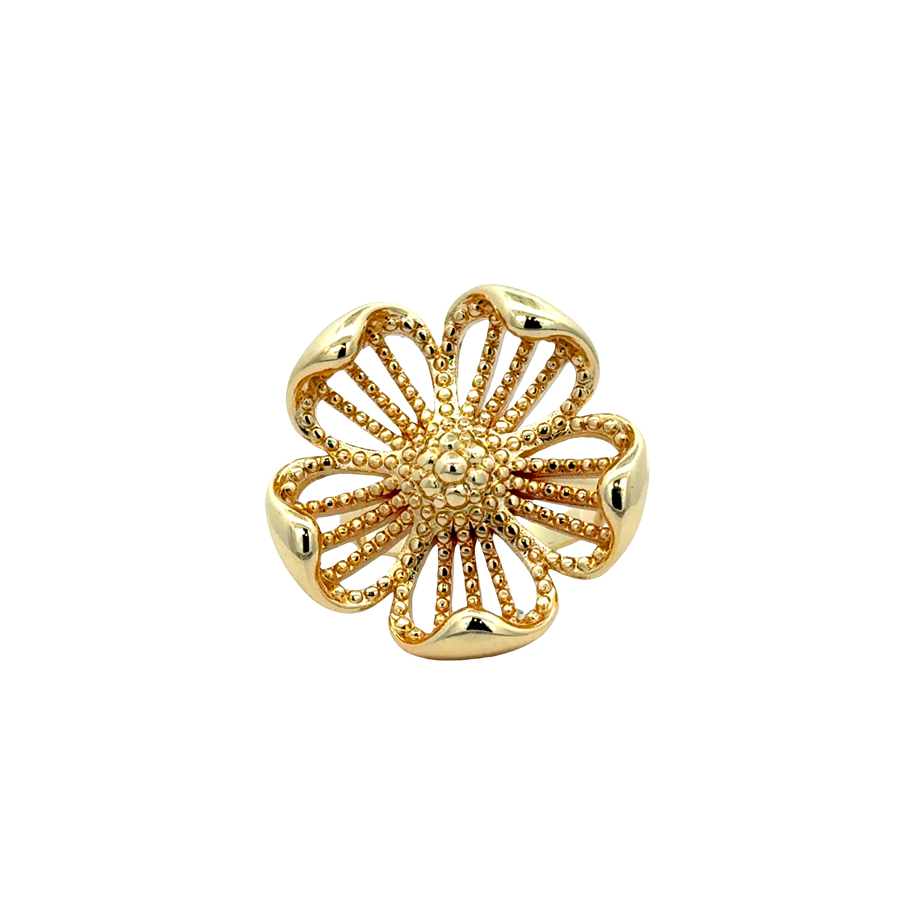 Texture Blossom Rings
