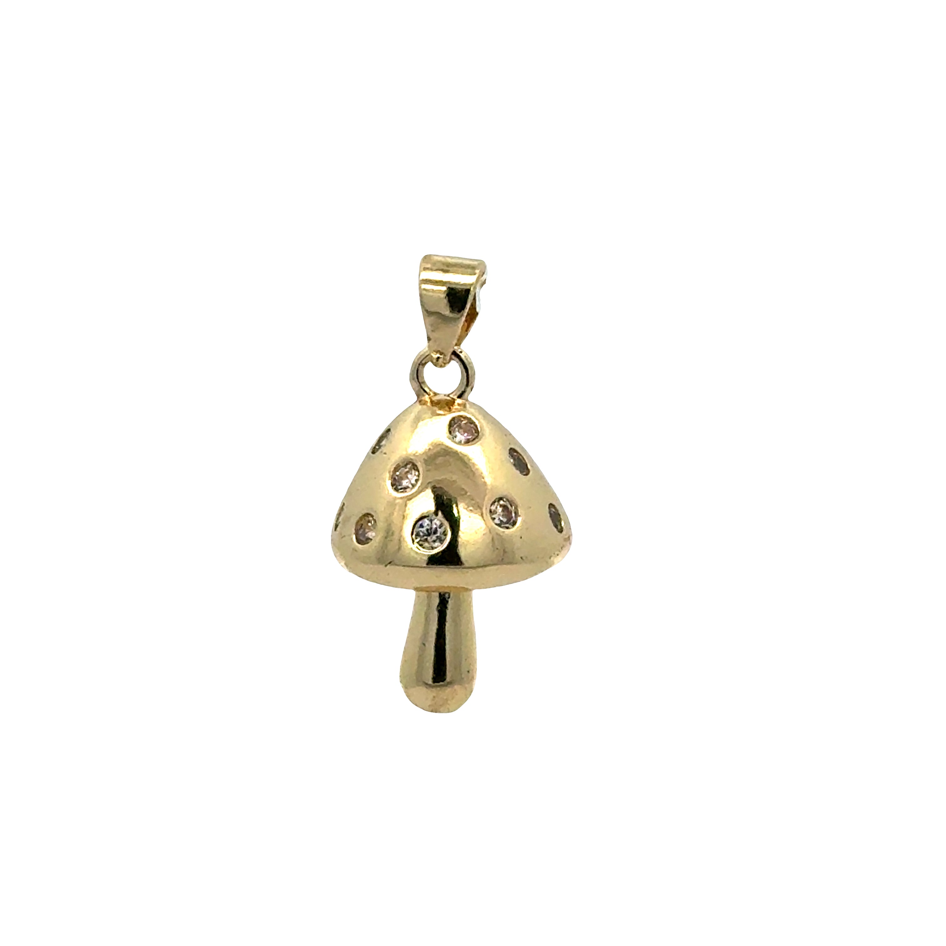 Mushroom Crystal Charm