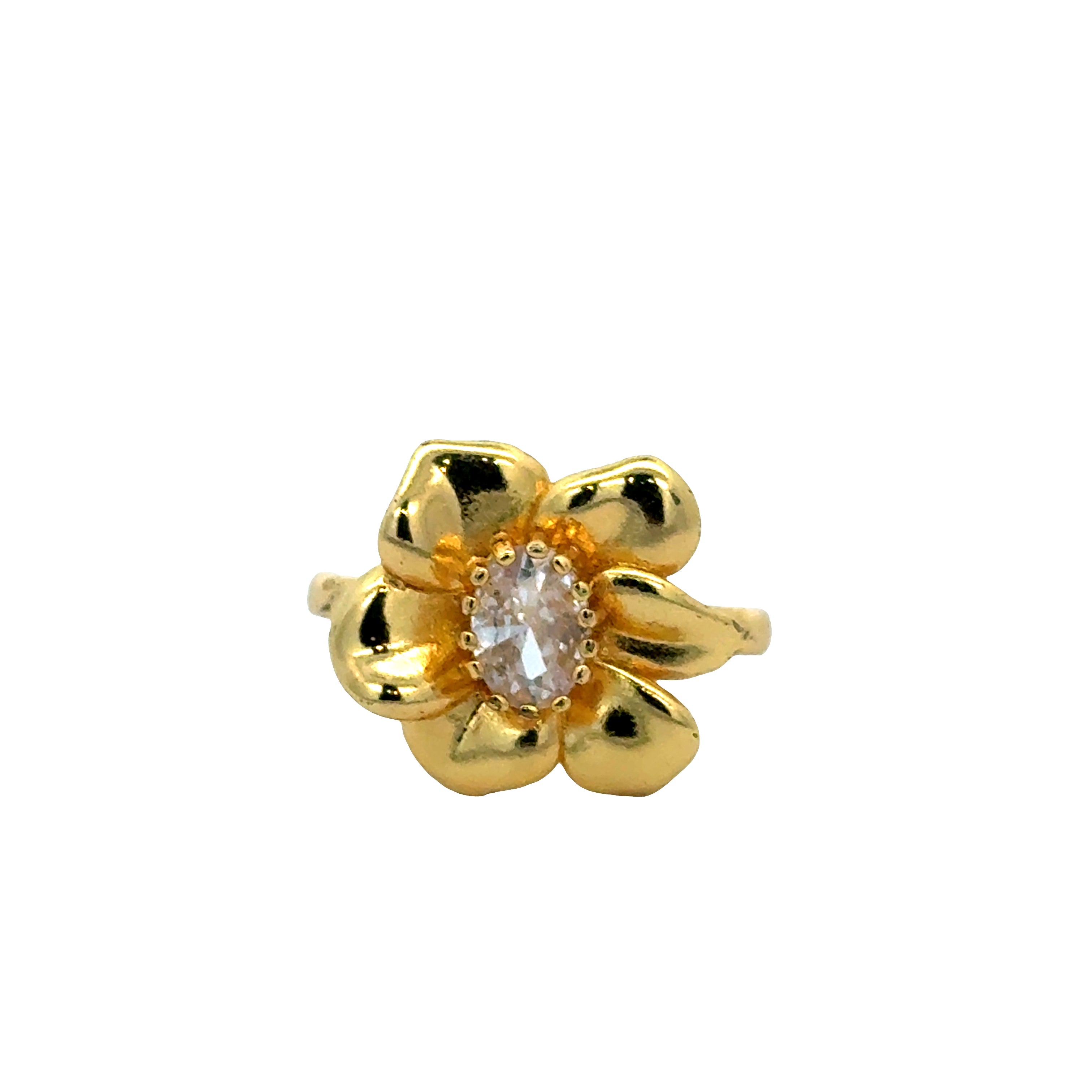 Flower Zirconium Ring