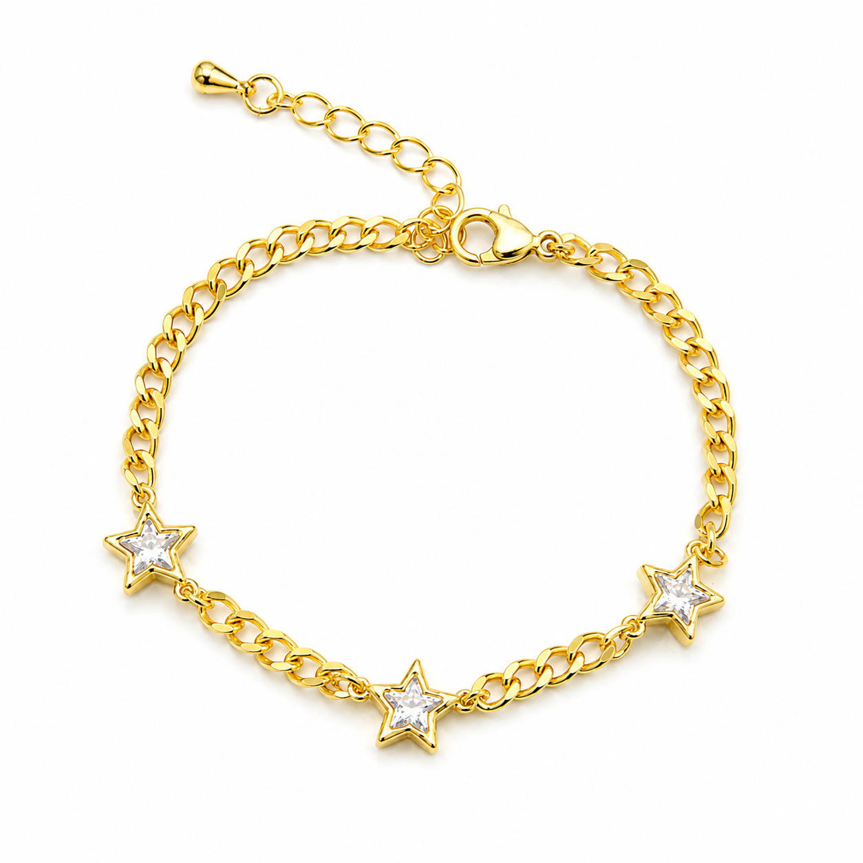 Cuban Link Shapes Bracelet