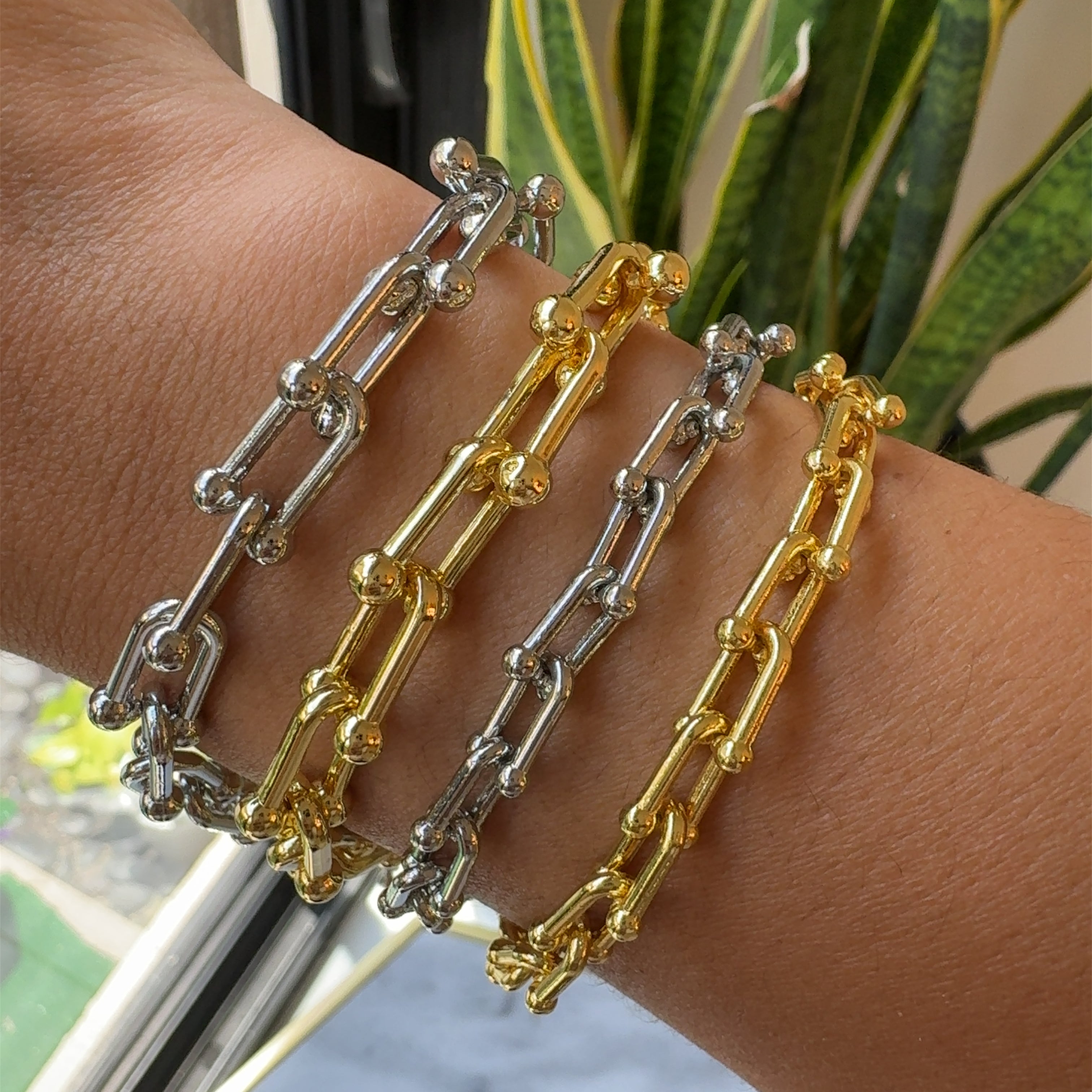 Old Chain Chunky Bracelets