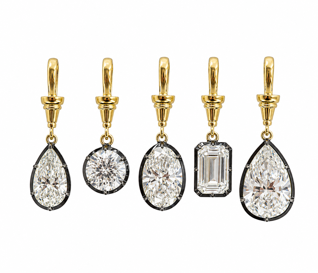 Luxe Solitaire Drop Charms Collection