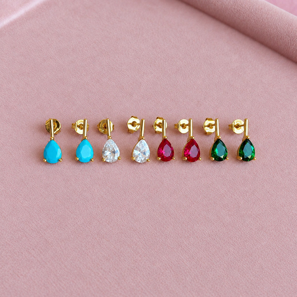 Luxe Crystal Teardrop Earrings