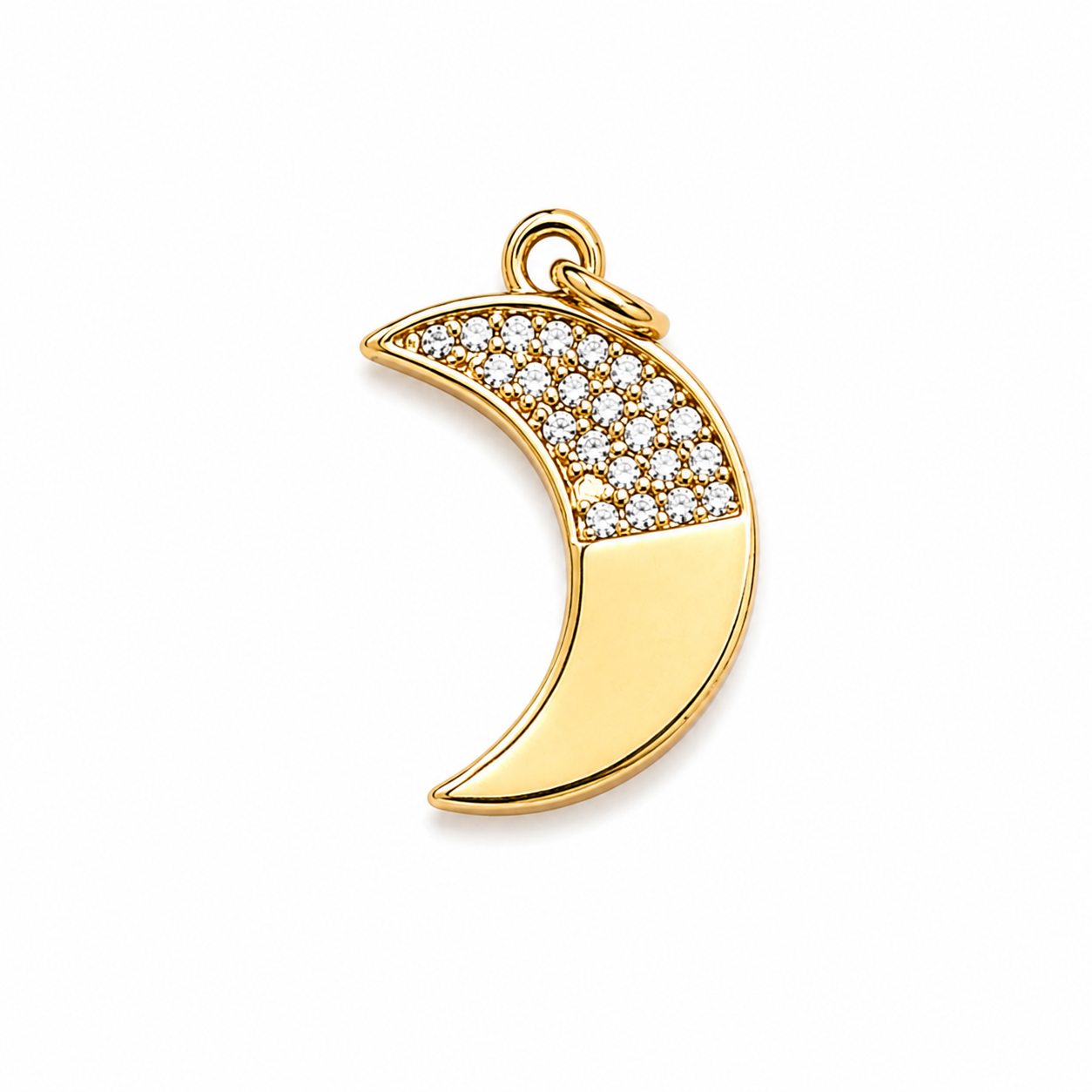 Half Zirconium Shape Charms