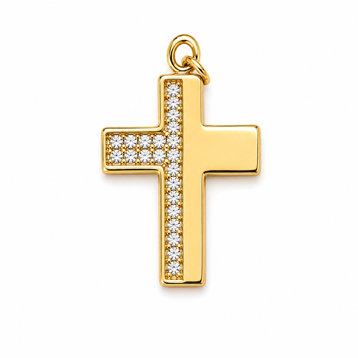 Half Zirconium Shape Charms