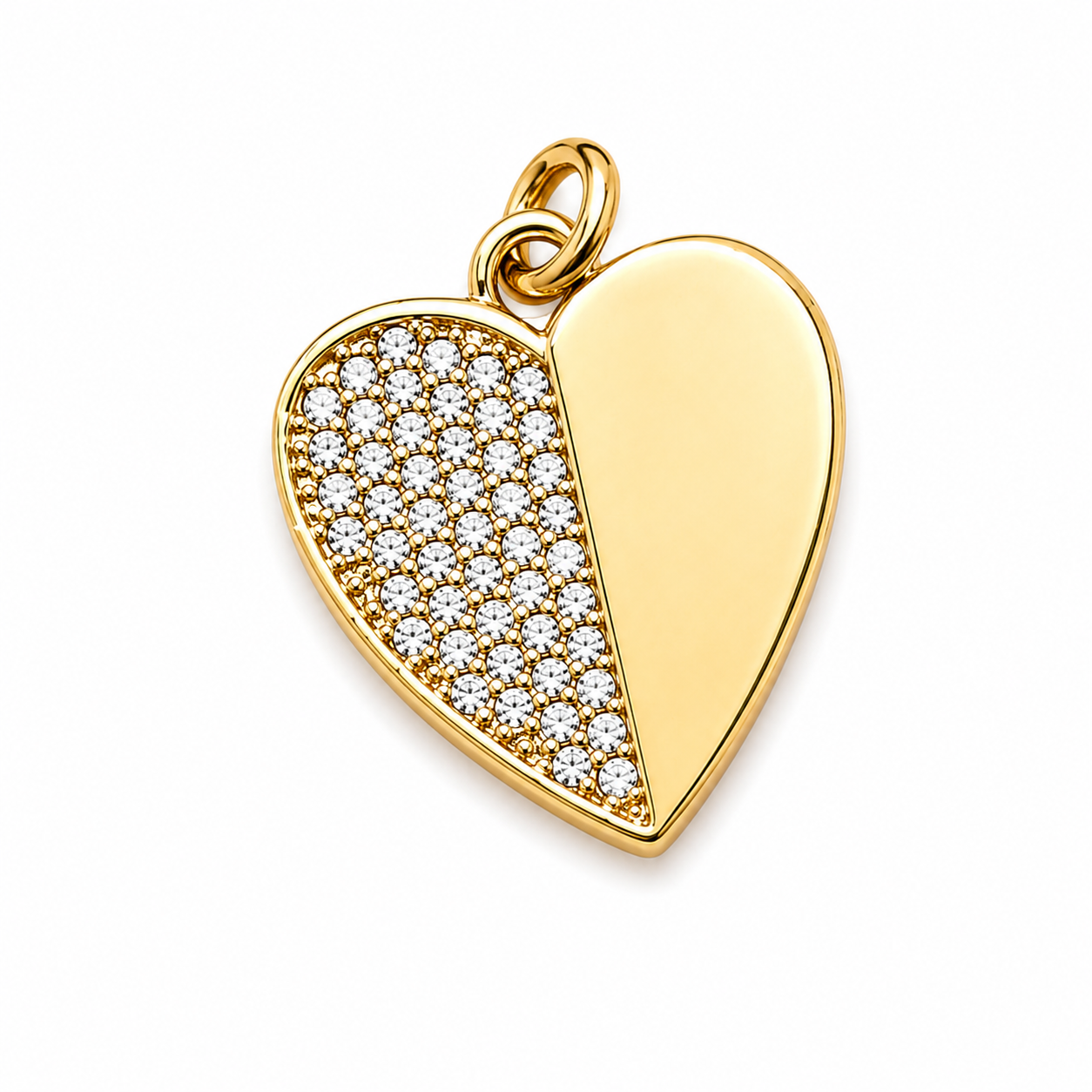 Half Zirconium Shape Charms