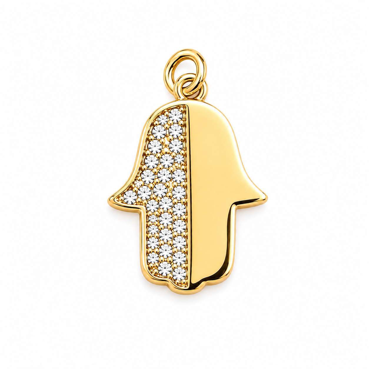 Half Zirconium Shape Charms