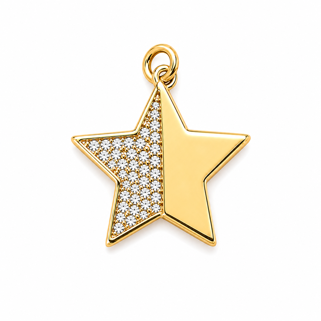 Half Zirconium Shape Charms
