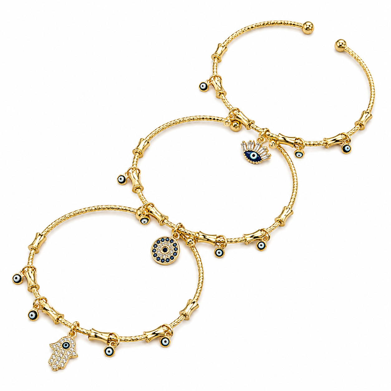 Mystic Evil Eye Cuff