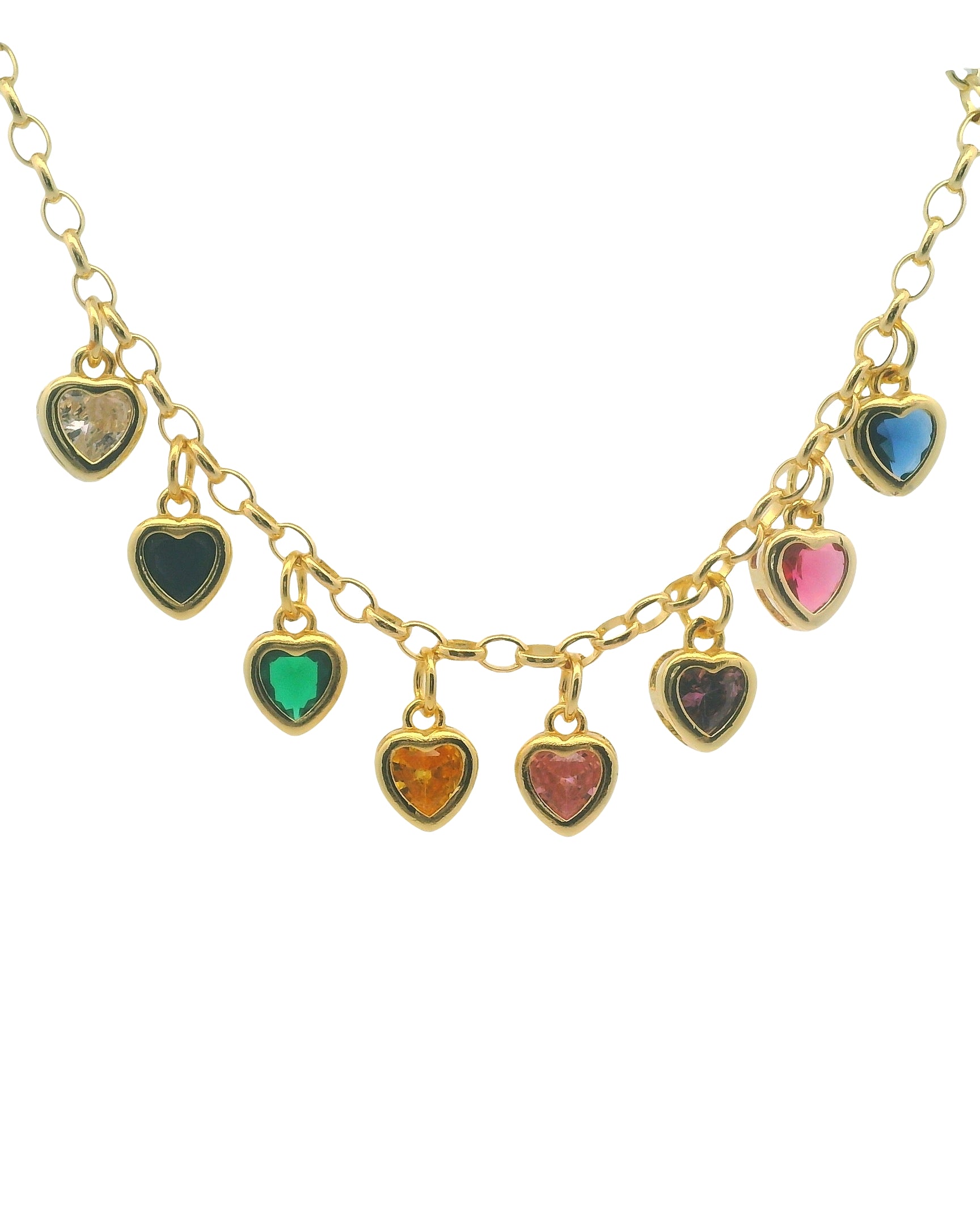 Sweet Crystal Heart Necklace