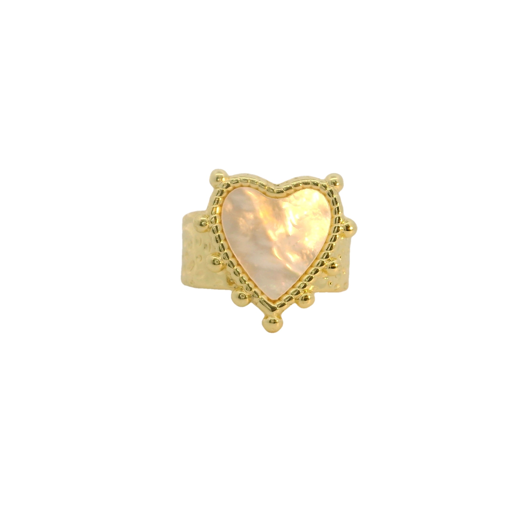 Nacar Hearts Ring