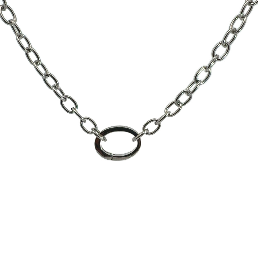 Oval Lock Necklace