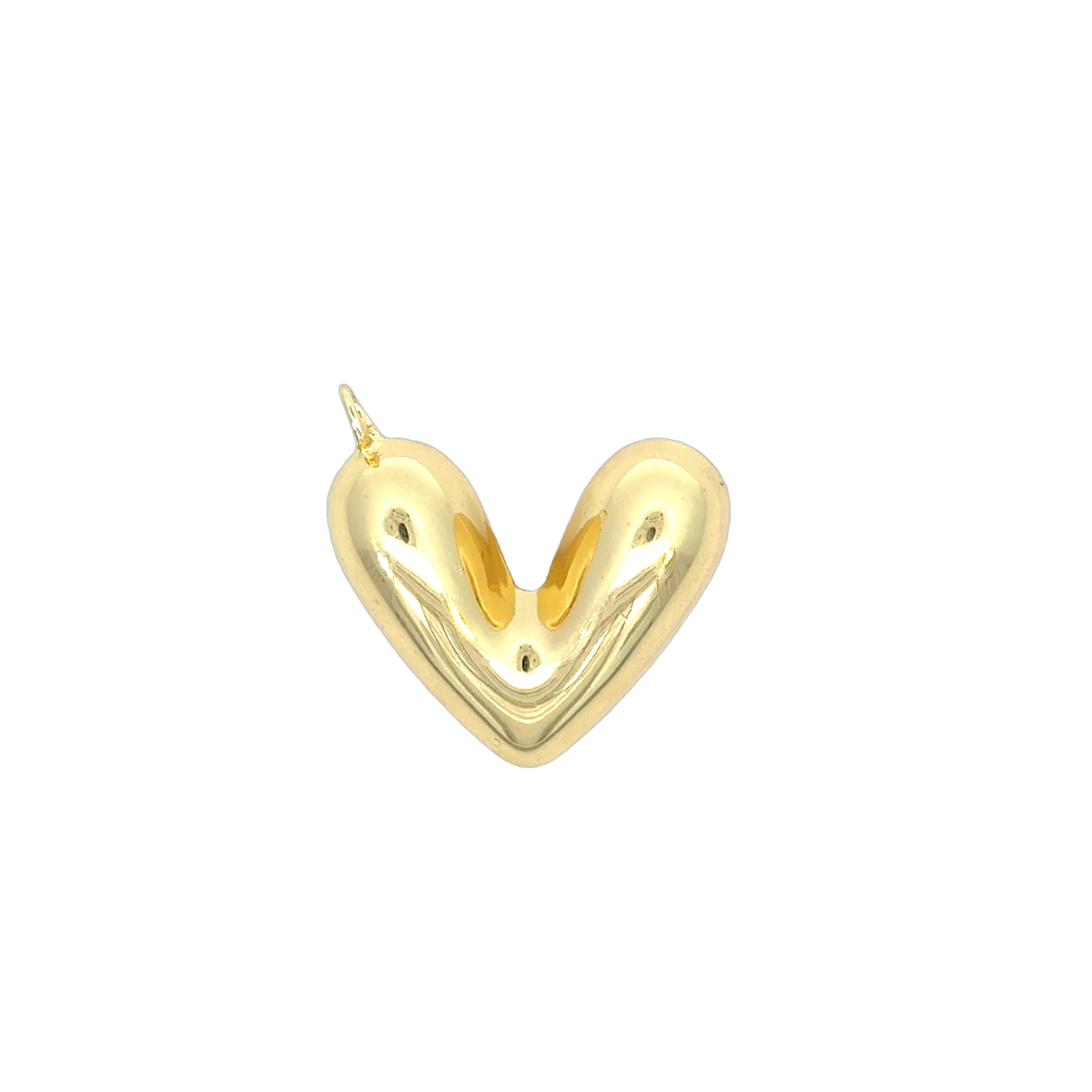 Puffed Heart Charm