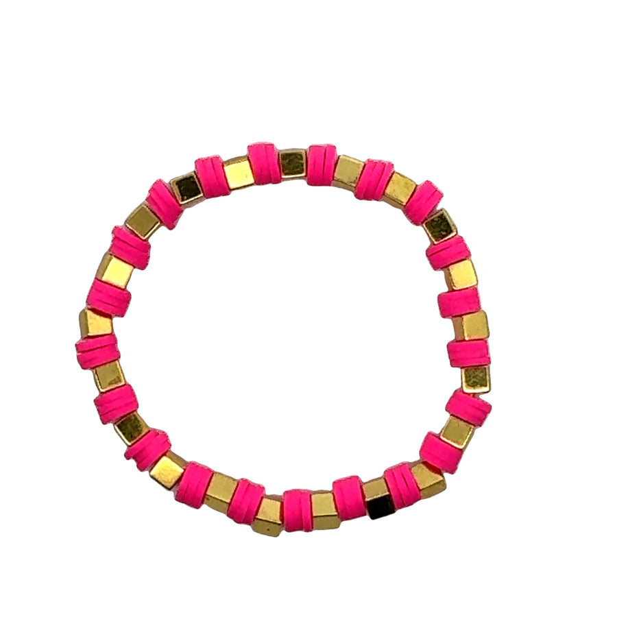 Color Gold Square Bracelet