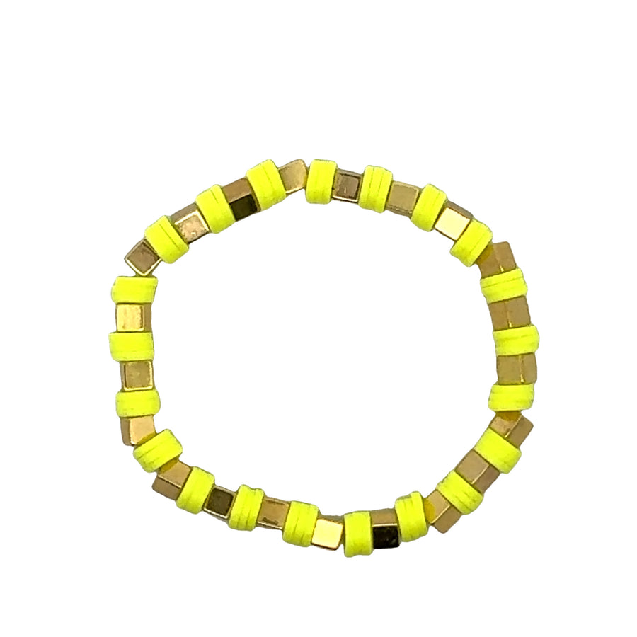 Color Gold Square Bracelet