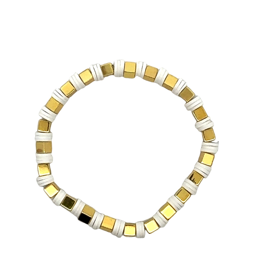 Color Gold Square Bracelet