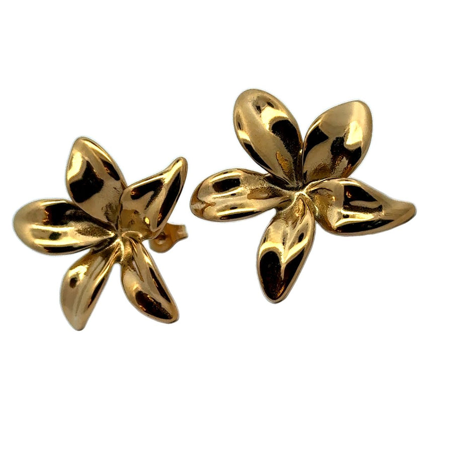 Shinny Flower Earring