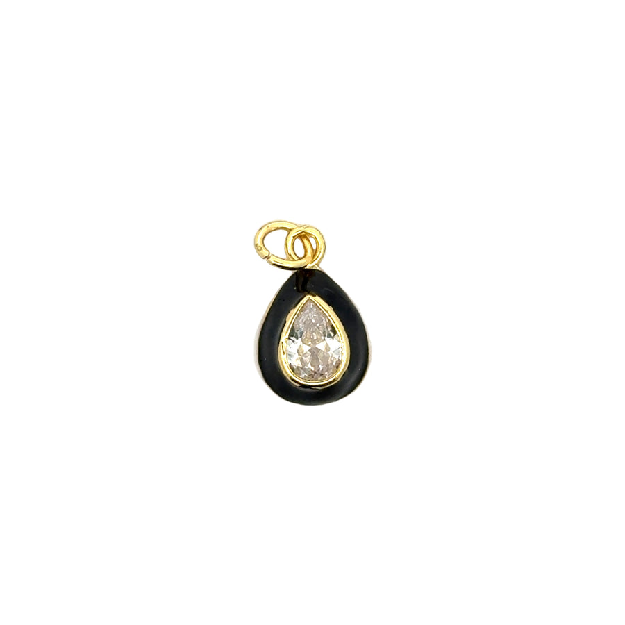 Tear Drop Enamel Charm