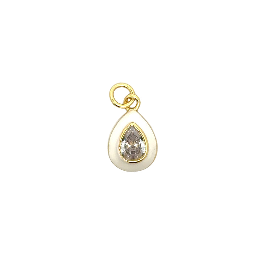 Tear Drop Enamel Charm