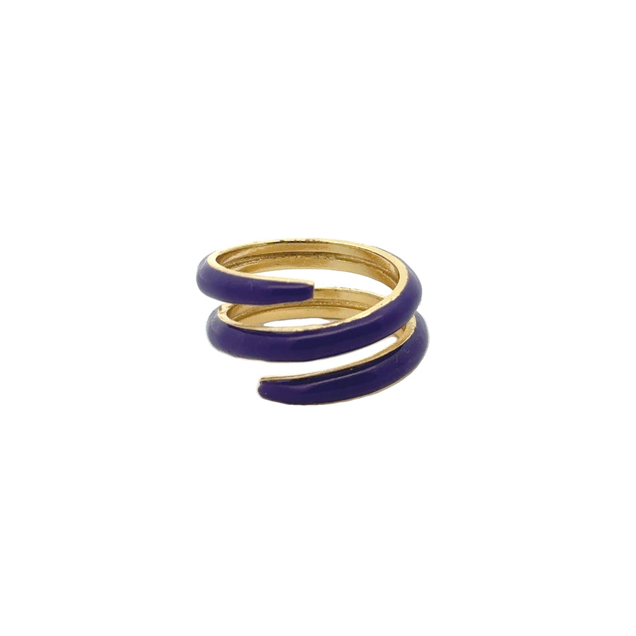 Twisted Enamel Ring