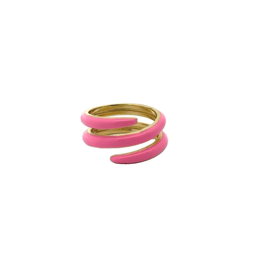 Twisted Enamel Ring