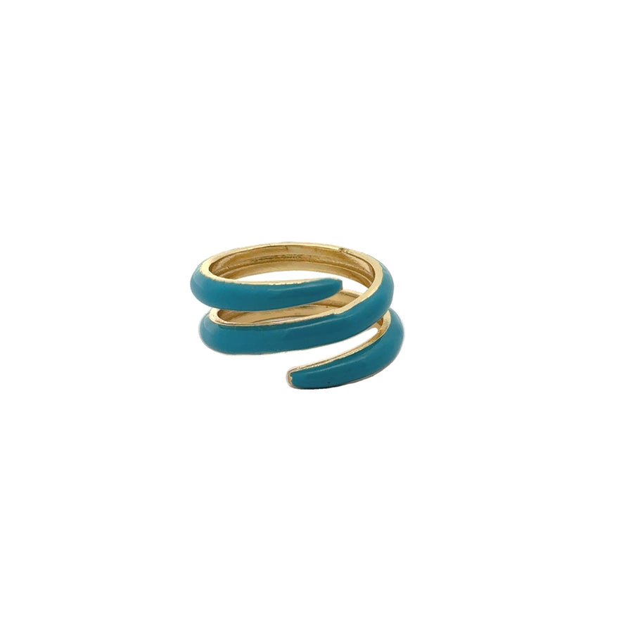 Twisted Enamel Ring