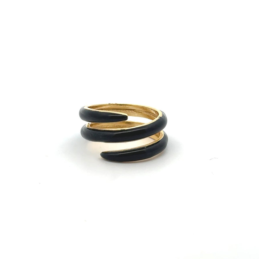 Twisted Enamel Ring