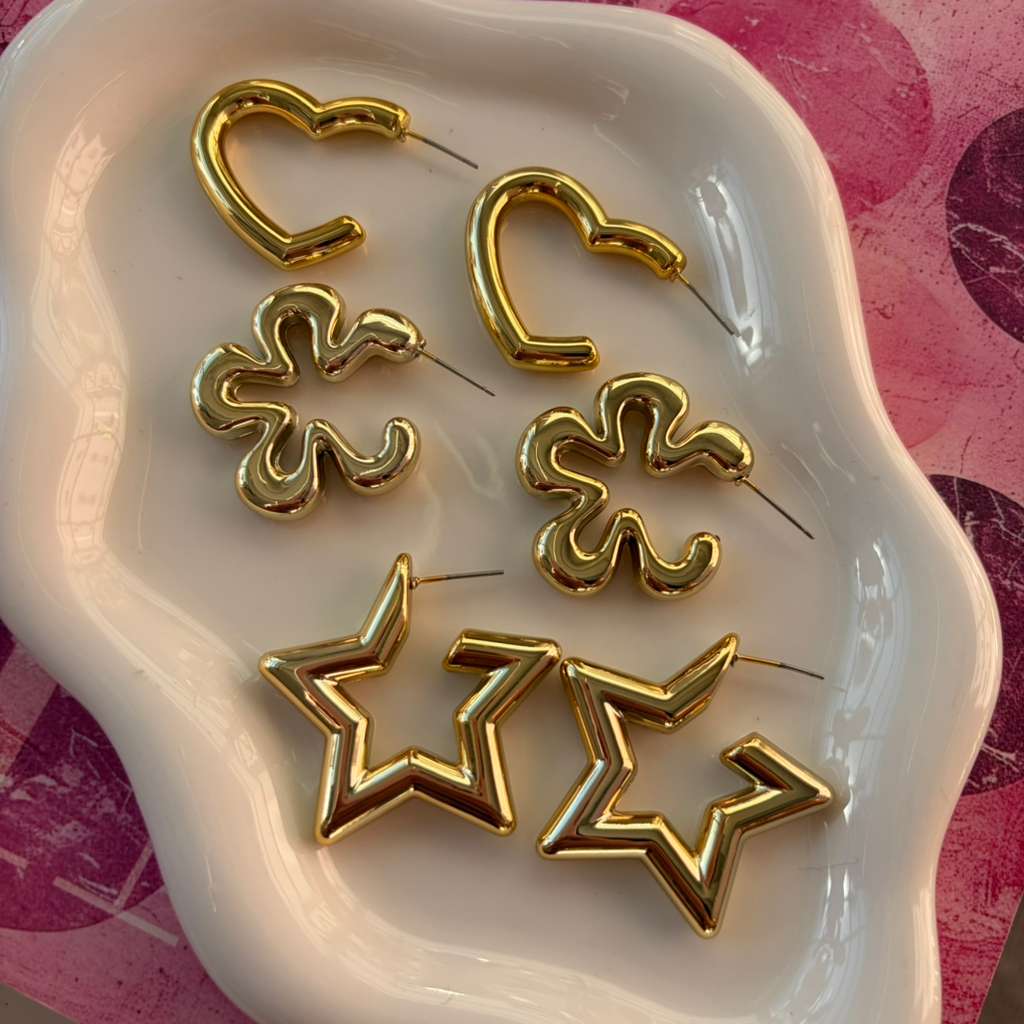 Chunky Shape  Earring