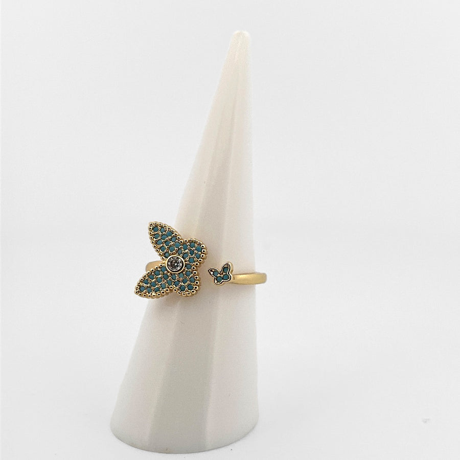 Delicate Butterfly Color Ring