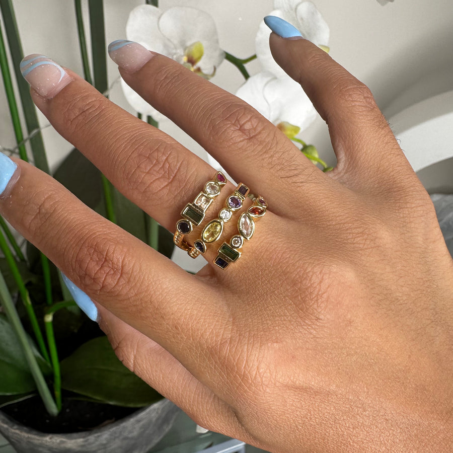 Layer Multicolor Ring