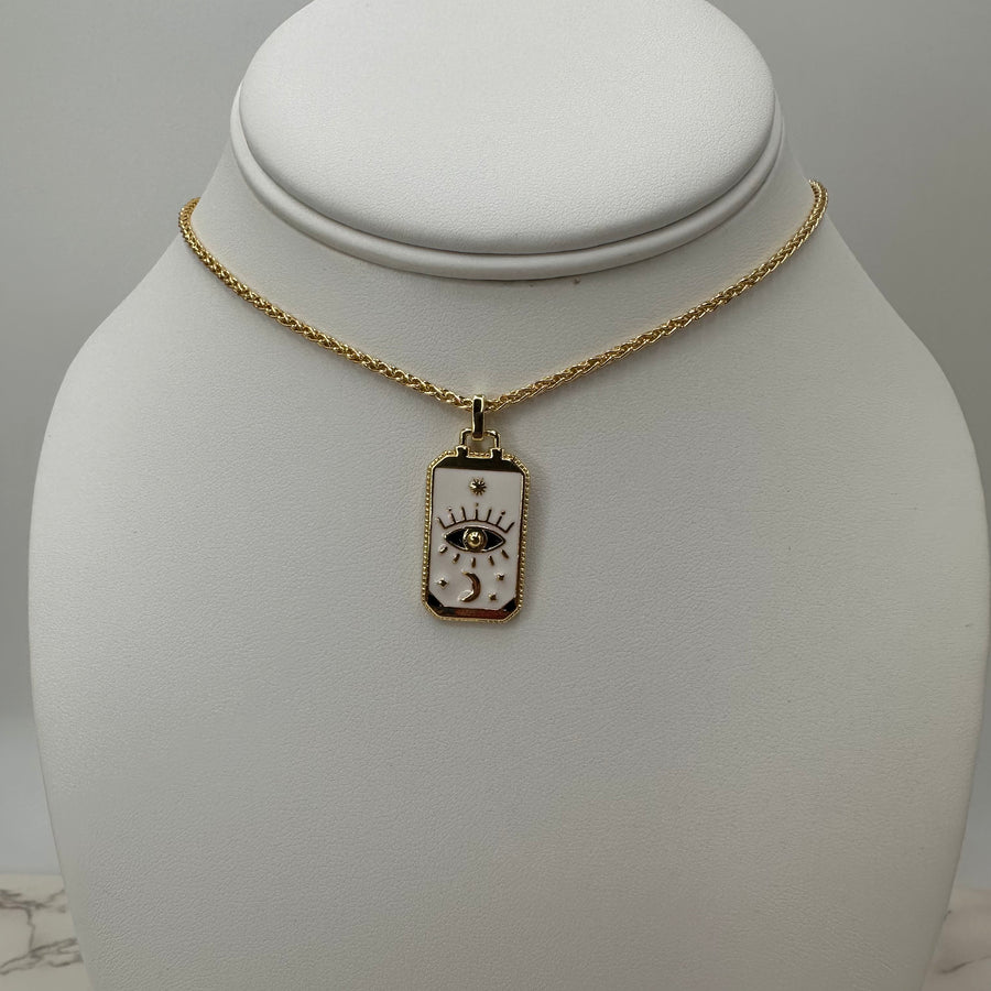 Tarot Enamel Necklace