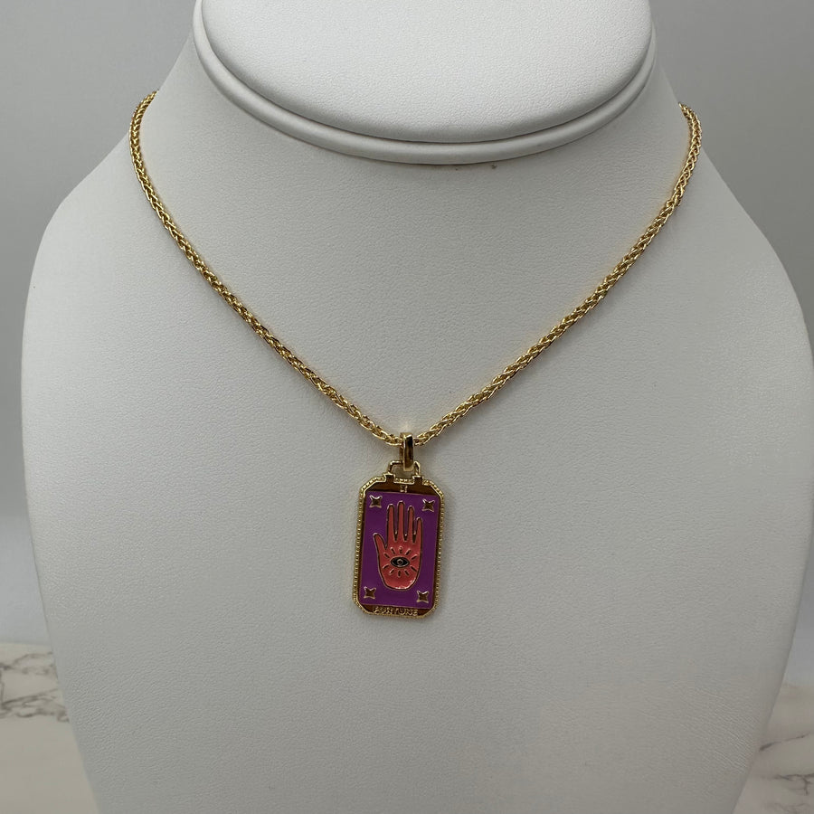 Tarot Enamel Necklace