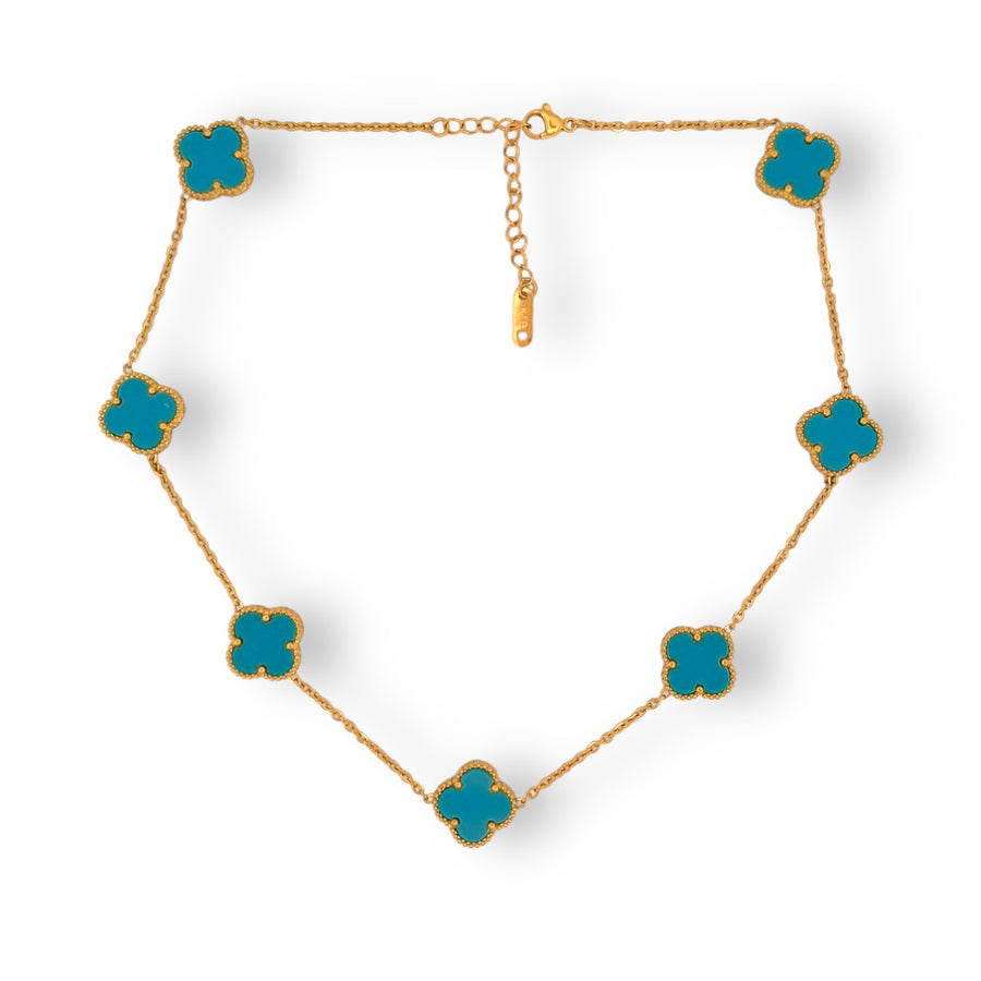 Clover Bracelet Clover Necklace 5 Motifs Gold Black and -  Norway