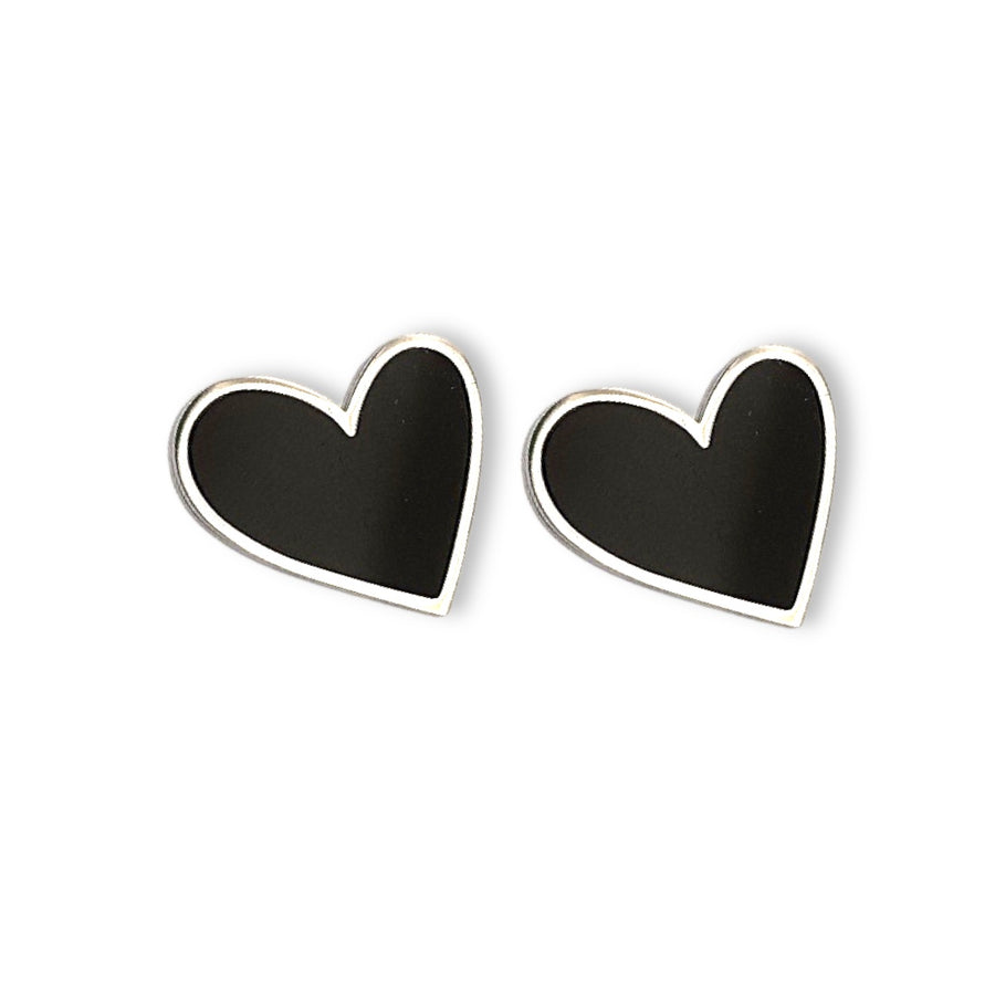 Stone Hearts Earrings