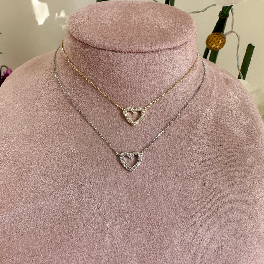 Heart Diamond Necklace