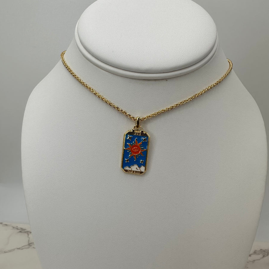 Tarot Enamel Necklace