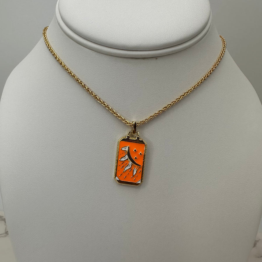 Tarot Enamel Necklace