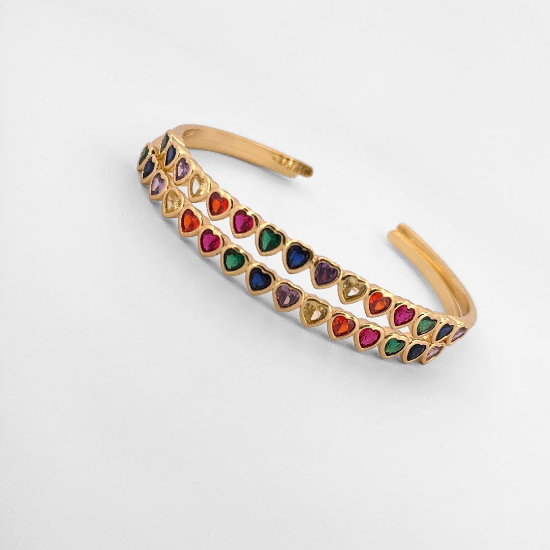 Hearts Color Cuff