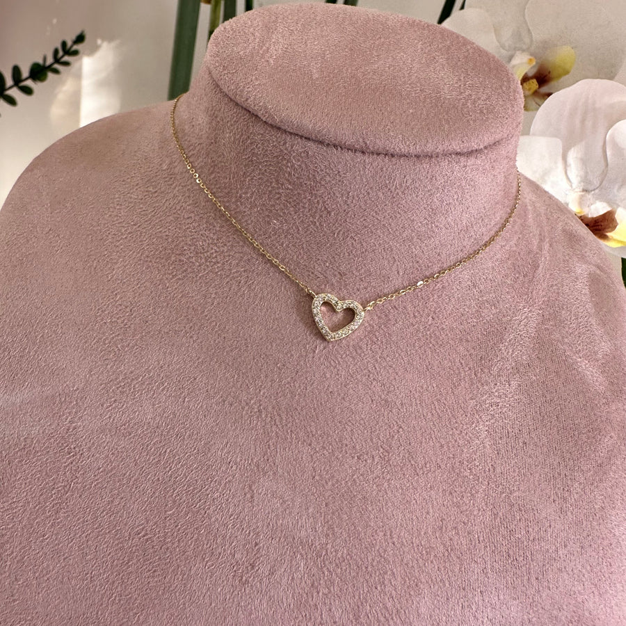 Heart Diamond Necklace