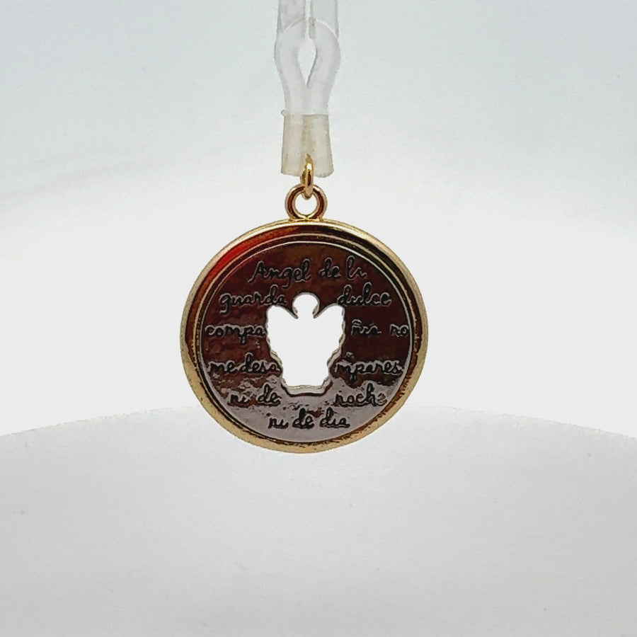 Angel de la Guarda Medallion Charm