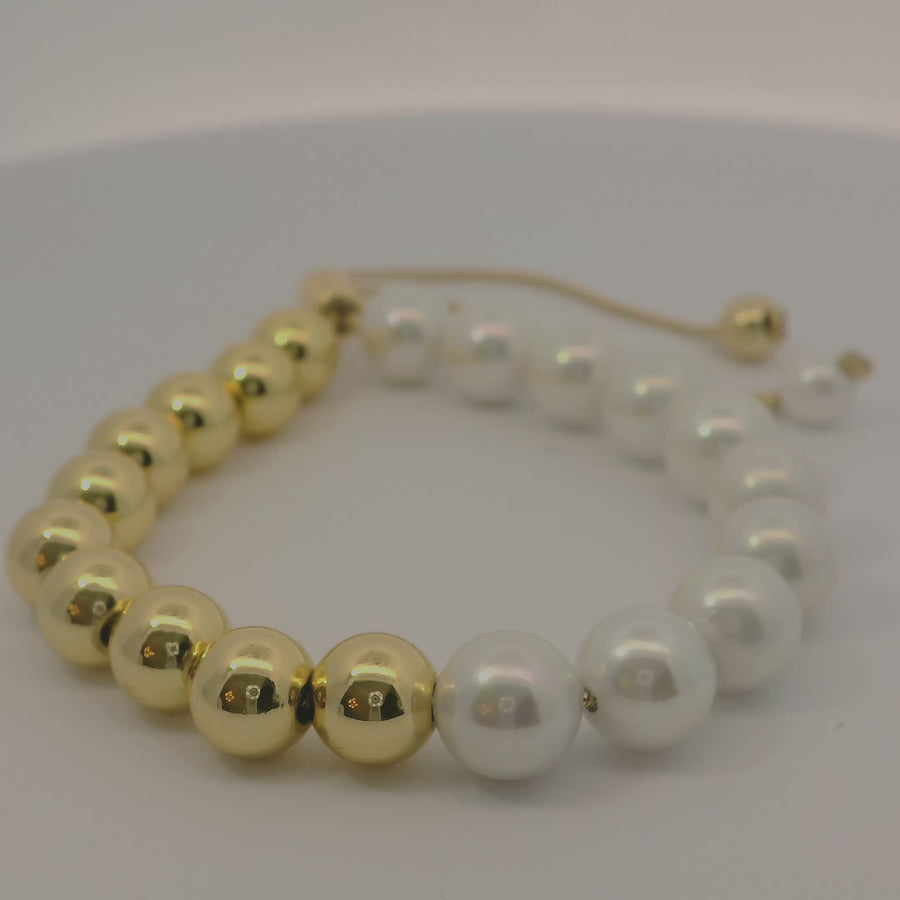 Pearls Adjustable Bracelet