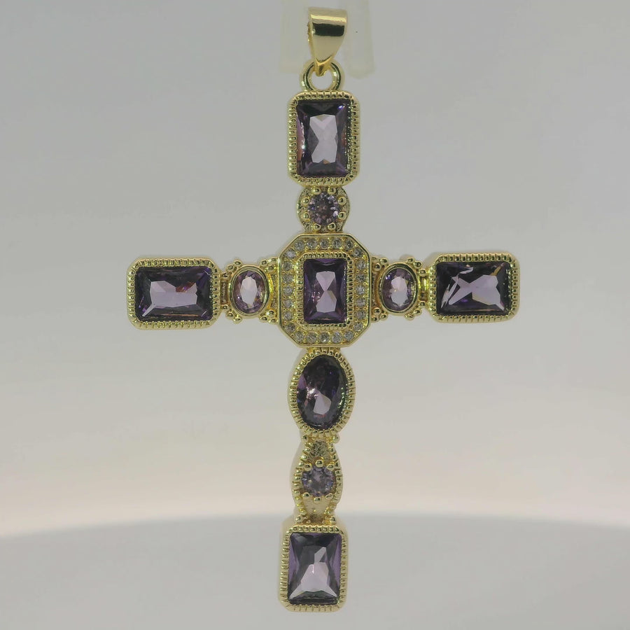 Cross Baguette Charm