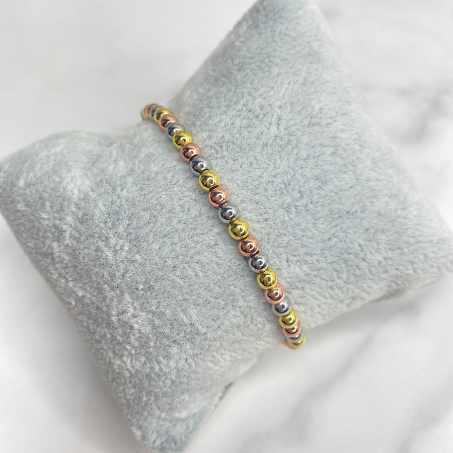 TriColor Beads Bracelet